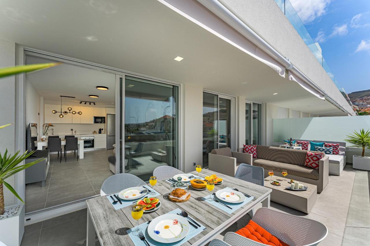 Modern New Apartment Las Terrazas De Costa Adeje. Heated Pool, Big Terrace And Private Parking ภายนอก รูปภาพ