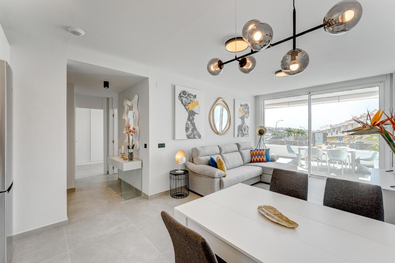 Modern New Apartment Las Terrazas De Costa Adeje. Heated Pool, Big Terrace And Private Parking ภายนอก รูปภาพ