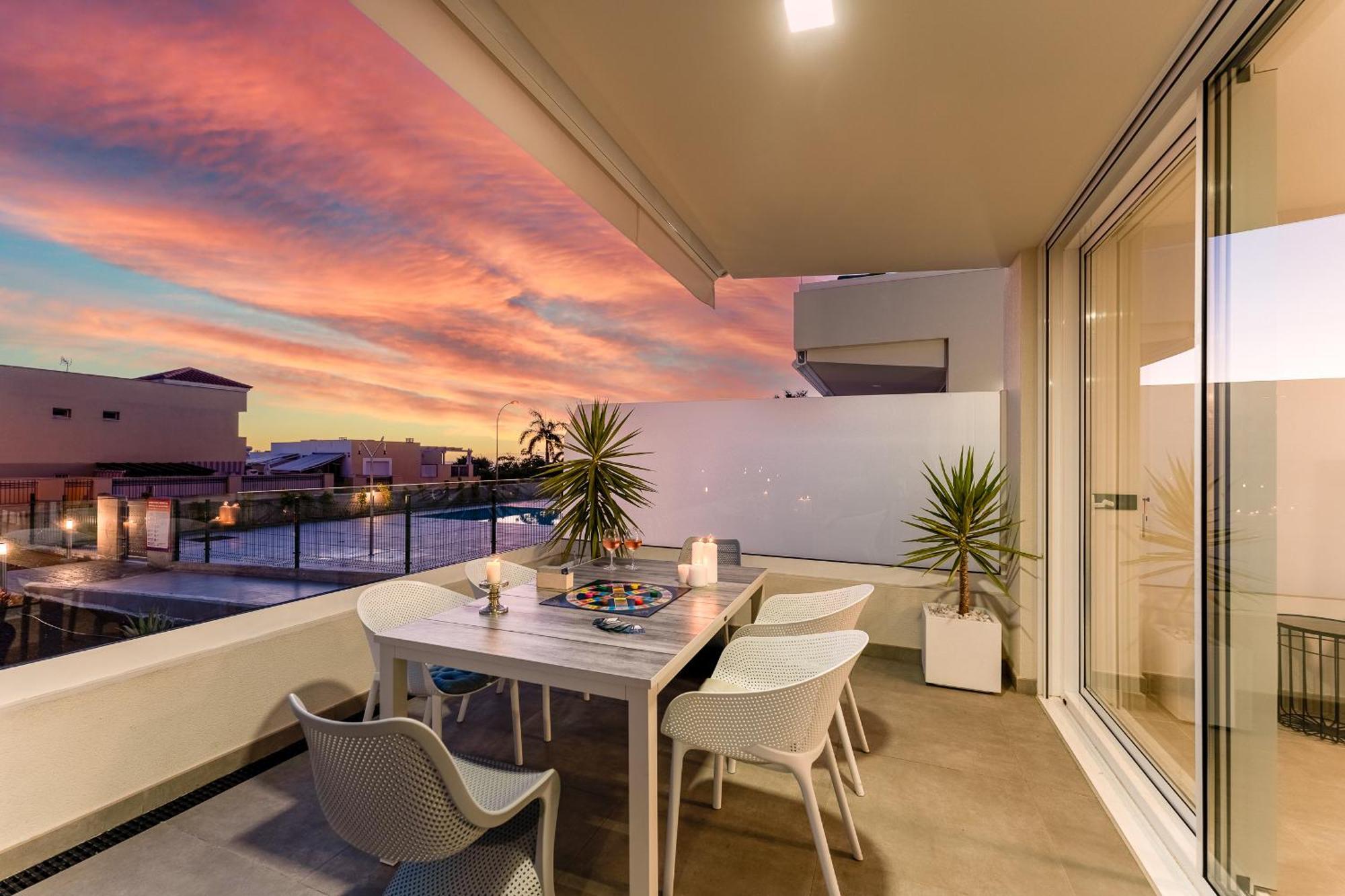 Modern New Apartment Las Terrazas De Costa Adeje. Heated Pool, Big Terrace And Private Parking ภายนอก รูปภาพ
